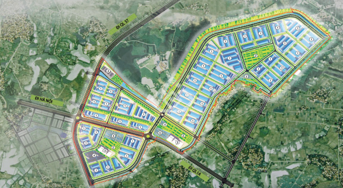 Đất Khu công nghiệp Hòa Yên Bắc Giang: Lô 1ha vị trí trục chính – sẵn sàng bứt tốc nhà máy 2026