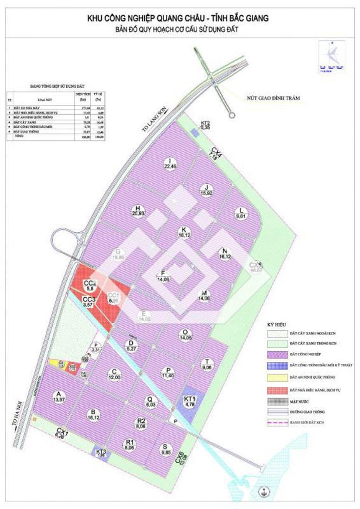 KCN Quang Châu mở rộng: Lô đất 1ha đẹp – gần Luxshare, Foxconn – phù hợp điện tử, cơ khí chính xác