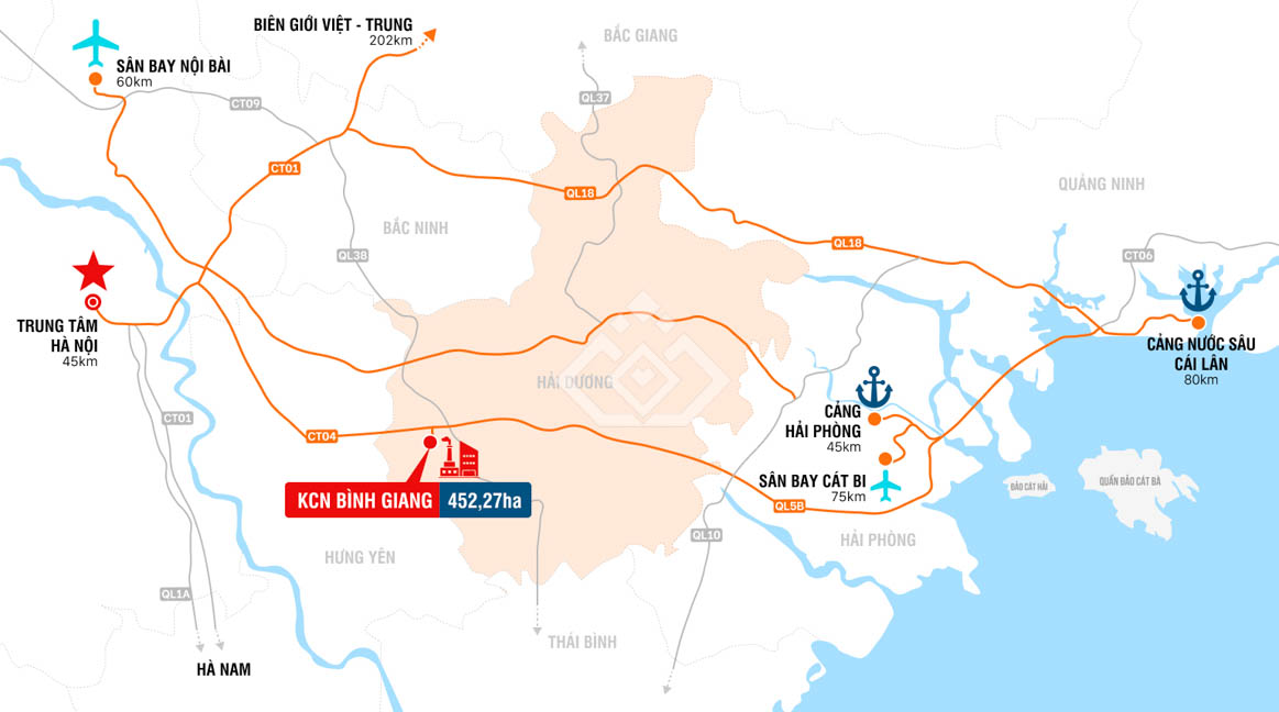 Khu Công nghiệp Bình Giang tỉnh Hải Dương - 2